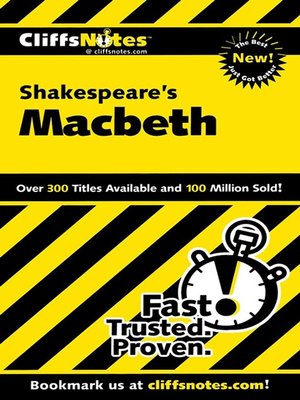 cover image of CliffsNotes on Shakespeare's Macbeth
